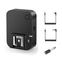 NEW-QR 2.4G Wireless Flash Receiver For NEEWER QPRO-C, QPRO-N, QPRO-S Triggers, Single Contact With 2.5Mm Sync Port