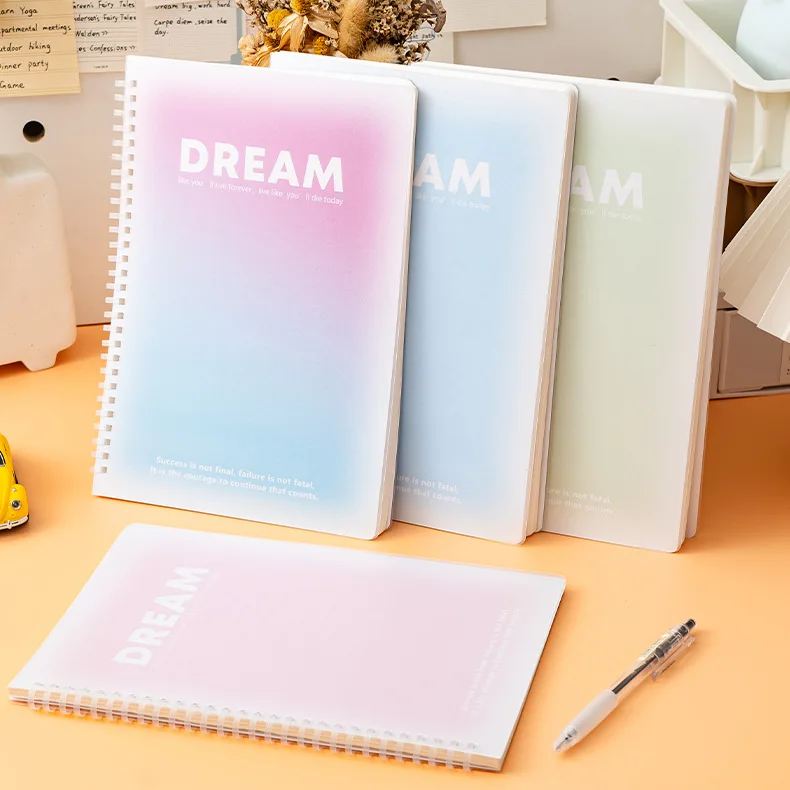 Gradient Colored Notebook Reward Students Simple Artistic Horizontal Notebook