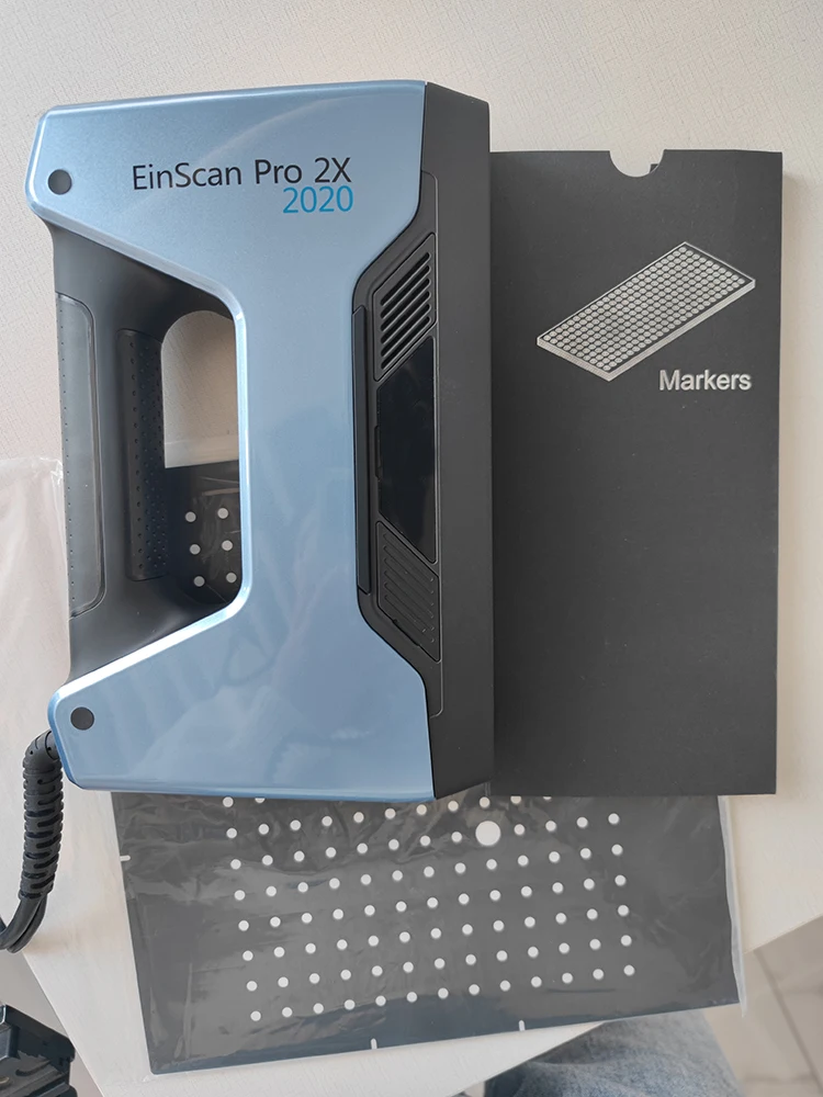 الماسح الضوئي المحمول Einscan Pro 2X V2 3D Las er لآلة CNC مع نطاق المسح العريض