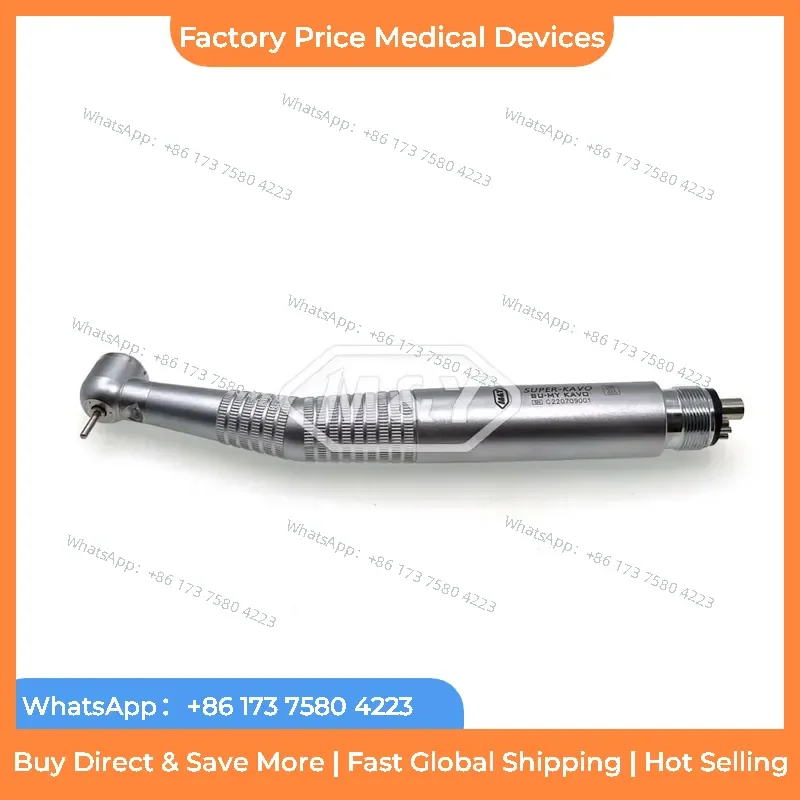2026 High Speed Handpiece KV 636 Cp LED Light Triple Water Spray Push Button 2/4 Holes Air fastshipping view 6