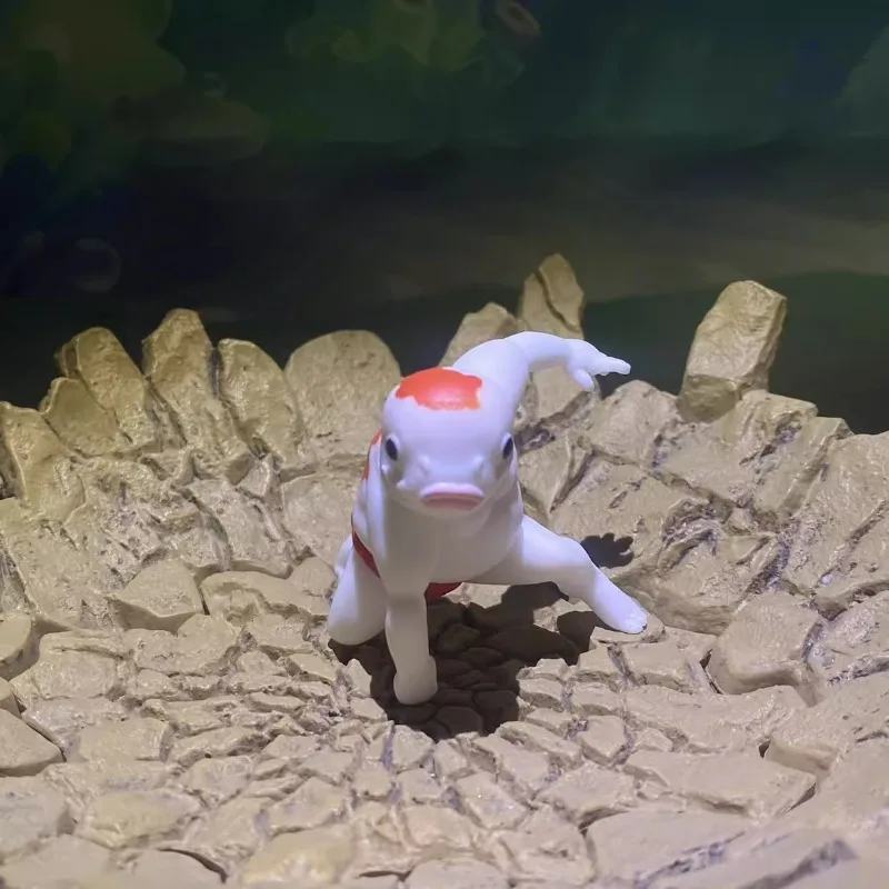 YELL Gashapon Capsule Speelgoed Karper Mensen Kung Fu Lelijke Vis Actiefiguren Model Speelgoed Collectible Tafelornamenten Kinderen Geschenken