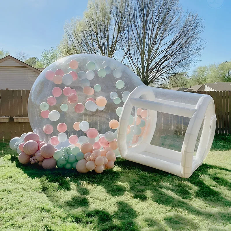 Imagem -03 - Casa de Balão de Bolha Inflável Barraca Clara Presente de Aniversário Festa de Casamento Contexto de Fotografia Evento Brinquedo Infantil de Aluguel 3m 10ft