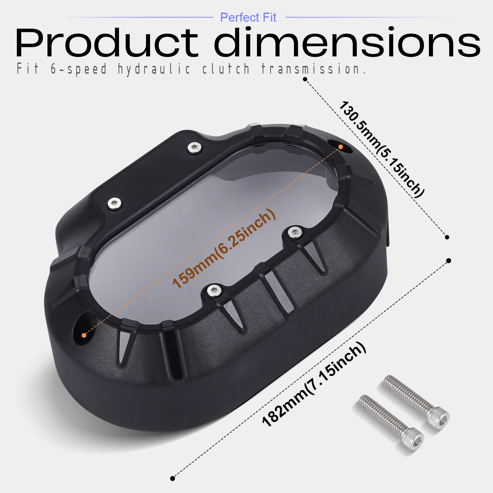 

Chromed Transmission Side Cover For Harley 2016-2017 FXDLS FLHTCU FLHTK FLHTKSE FLHX FLHXS FLHTCUTG 2014-2016