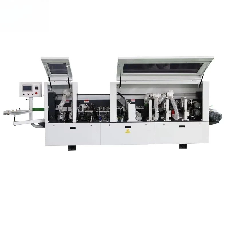 Wood Veneer 7 Functions PVC Straight Edge Banding Machine Hot Selling Full Automatic Pre Milling Edge Banding Machine for Door