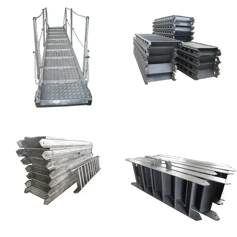 Lightweight Heavy Duty Non Slip Steel Aluminum Folding Marine Gangway Door Ladders Suitable for Ships