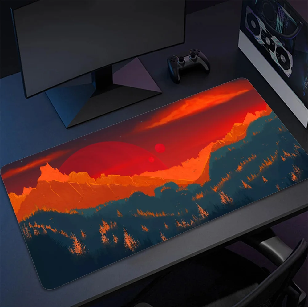 

Коврики для мыши Sunset, игровой коврик для клавиатуры, геймерский шкаф, милый настольный коврик, компьютерные аксессуары, коврик для мыши, настольный коврик, коврик для мыши, коврик для ПК Mause