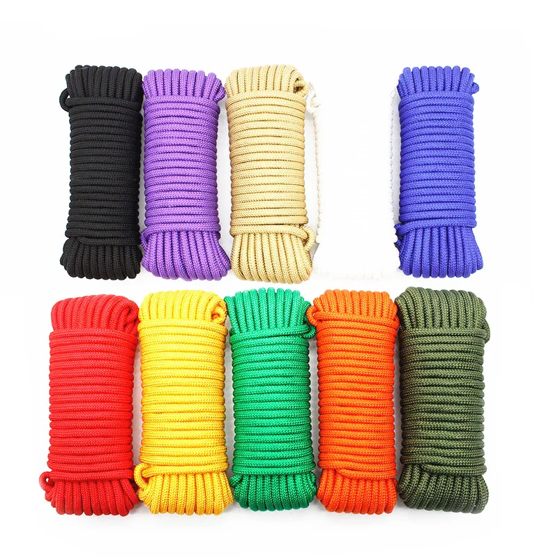 550 4mm Paracord Sleeve 7 Strand Core for USB Keyboard Cable Outdoor Polypropylene Paracord Rope Survival 35 Colors Available