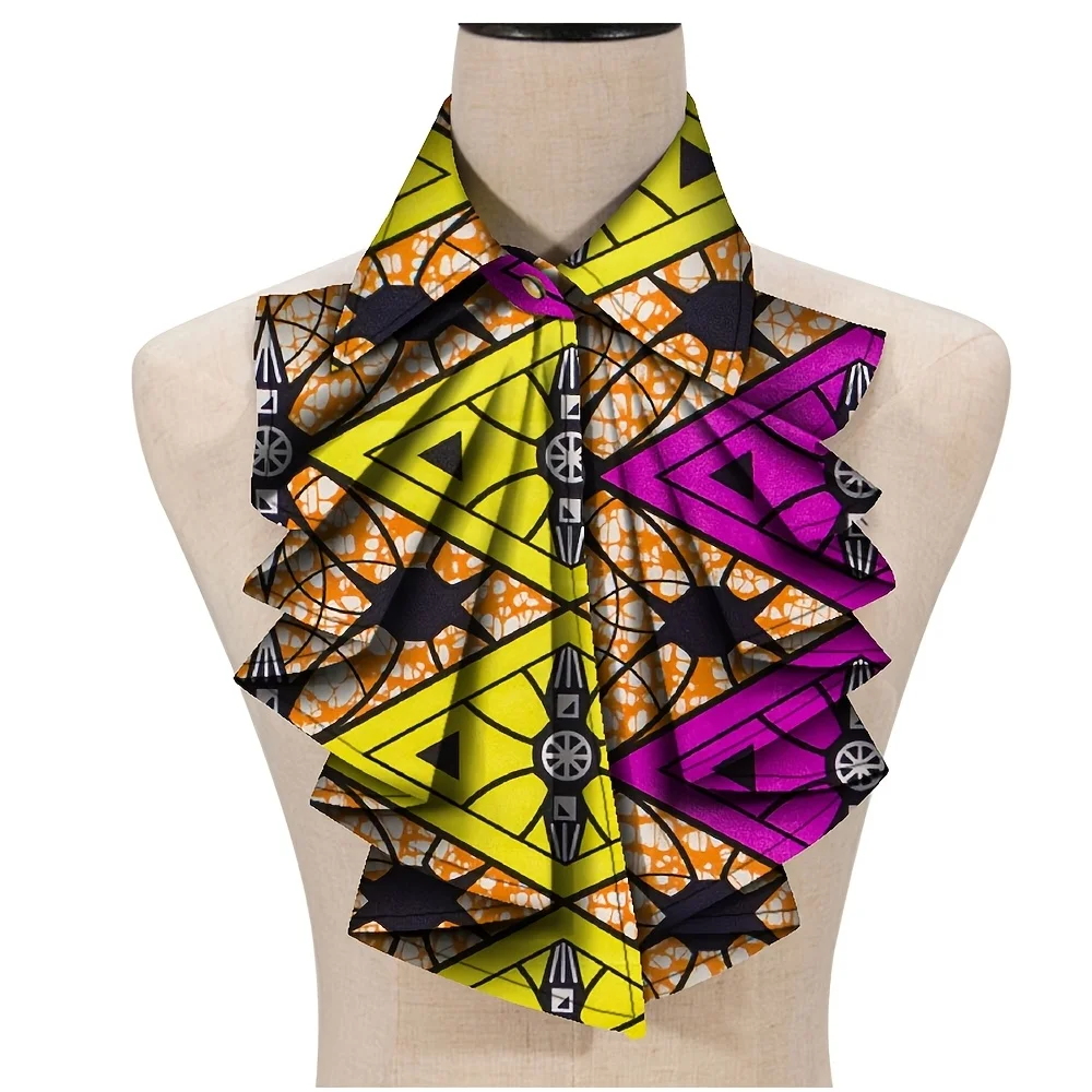 African New False Collar Fake Collars Women Blouse Bows Women Clothes Accessories Classic False Cotton Collar Women WYA027