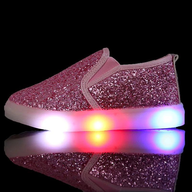 Zapatos Niña 2024 Spring New Children Shoes LED Illuminated Shoes Casual Shoes Boy Girl Illuminated Shoe Kids Illuminated Shoe