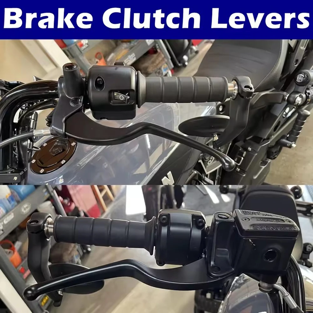A Pair Of Motorcycle Brake Clutch Levers Handlebar Handle Lever For Indian Scout Sixty/Indian Scout/Scout Bobber ABS 2017-2024