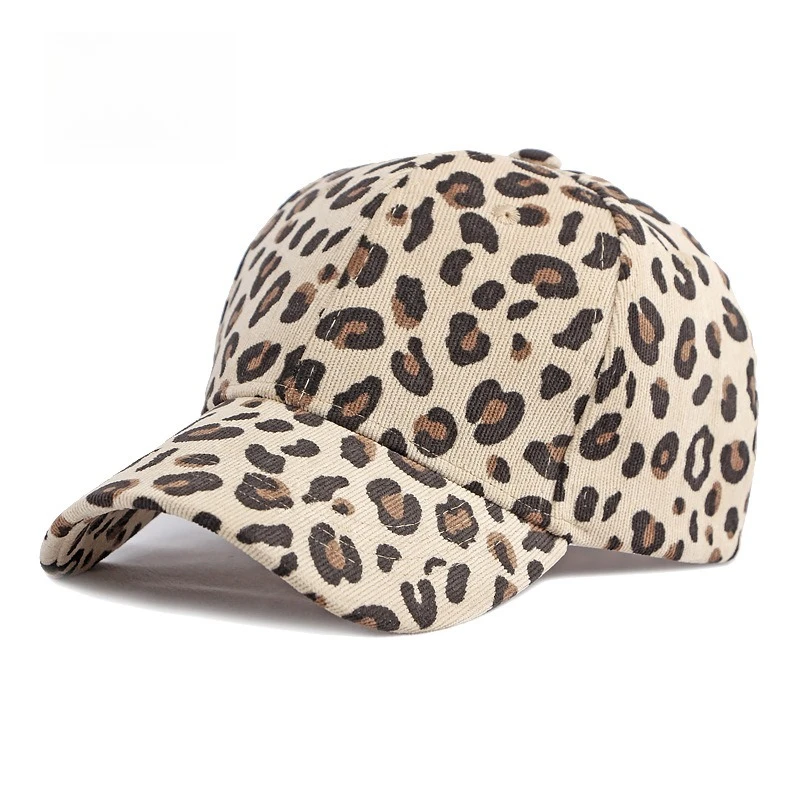 

Full Animal Pattern Baseball Cap Leopard Print Adjustable Snapback Fashion Streetwear Casual Corduroy Dad Hat for Men Women