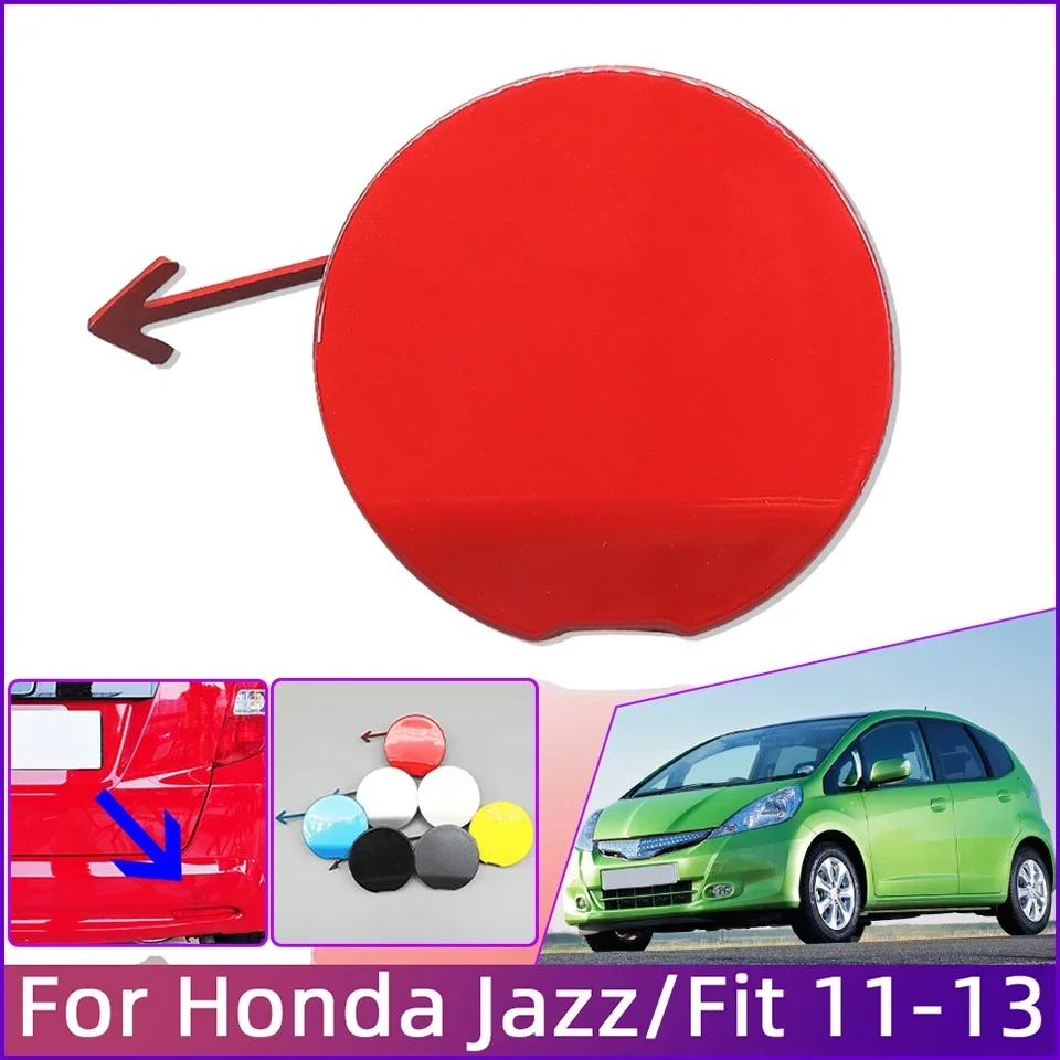 Car Rear Bumper Towing Hook Eye Cover For Honda Fit / Jazz GE GE6 GE8 2011 2012 2013 71504-TF0-900 Trailer Hauling Cap Lid Trim