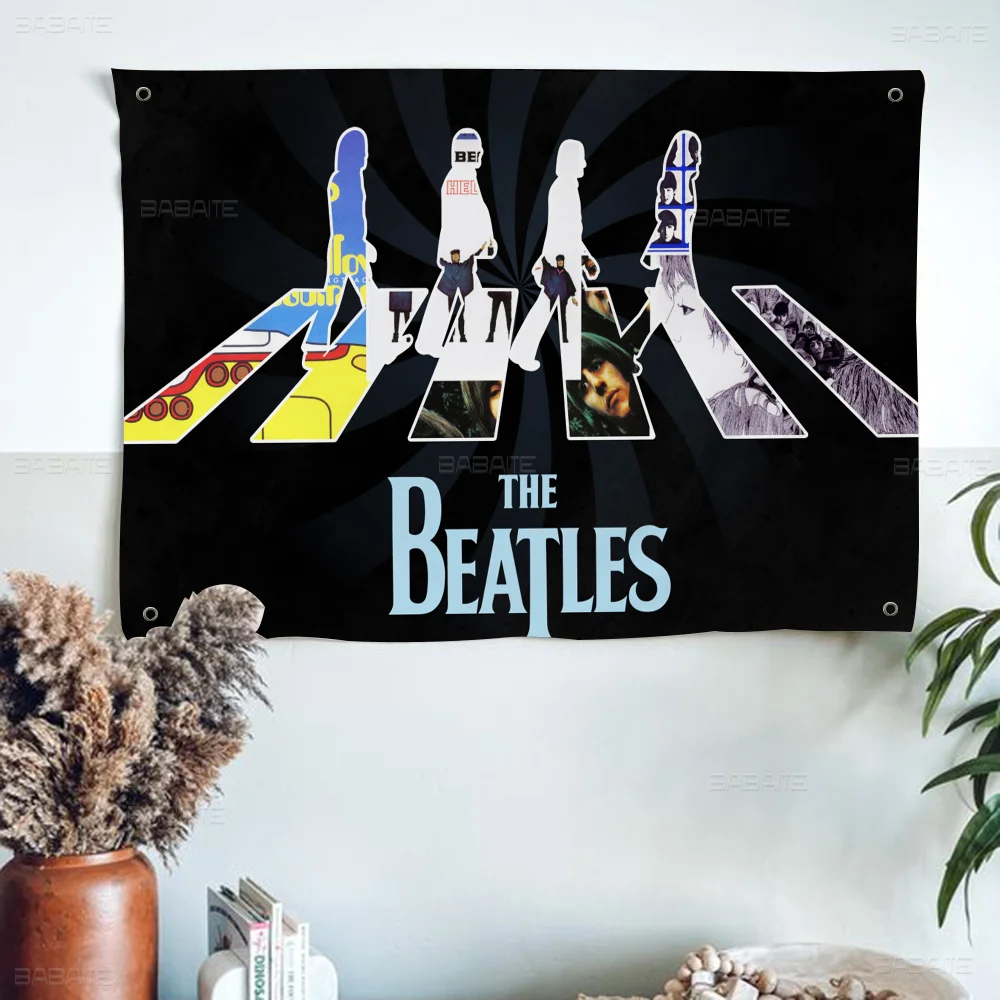 Band The B-Beatles High End Quality Banner Printing Artistic Atmosphere Style Camping Flag