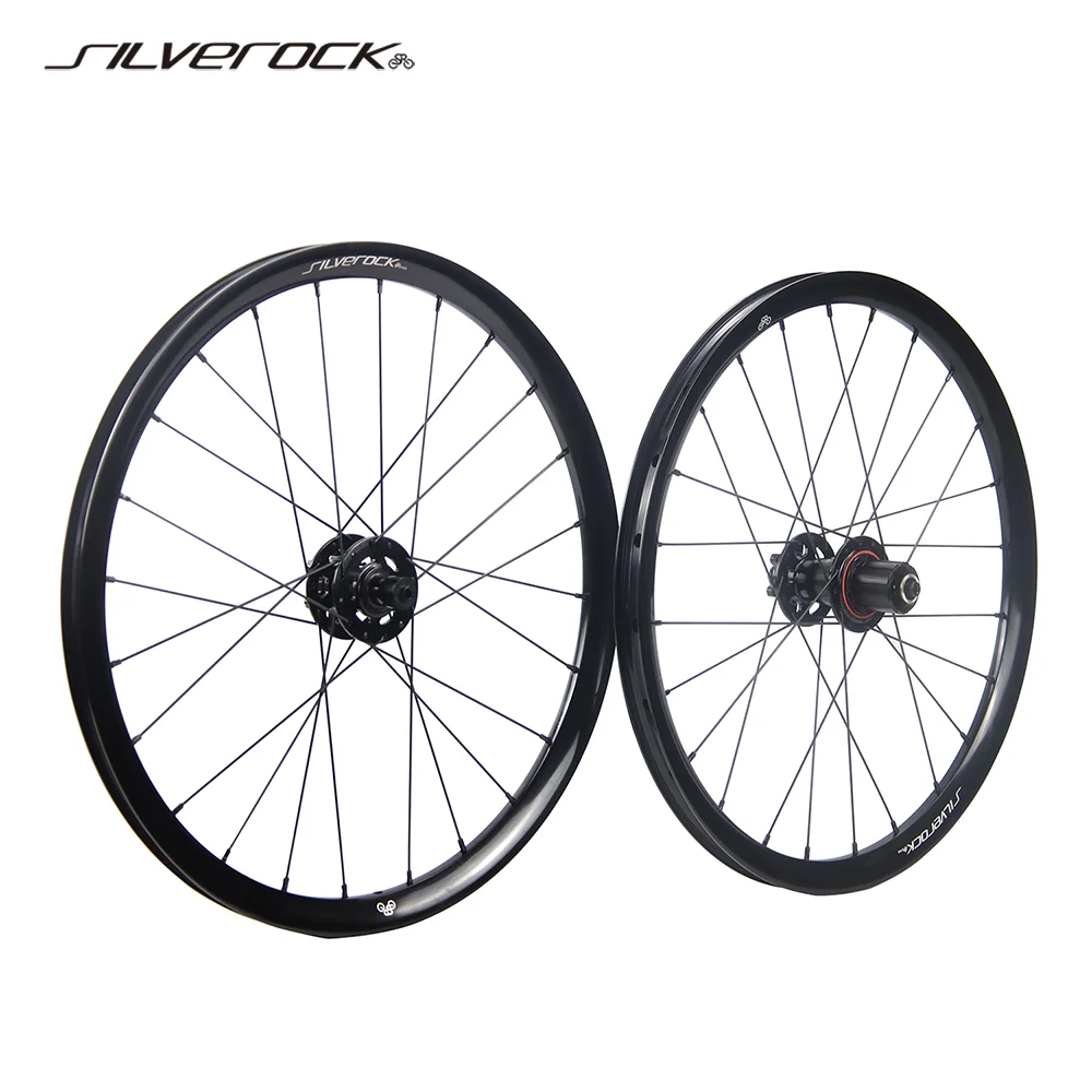 

SILVEROCK TL-21 Alloy Bicycle Wheels 20in 406 18in 355 GRAVEL Disc Brake Tubeless Fat Rim for Birdy GT Folding Bike Wheelset