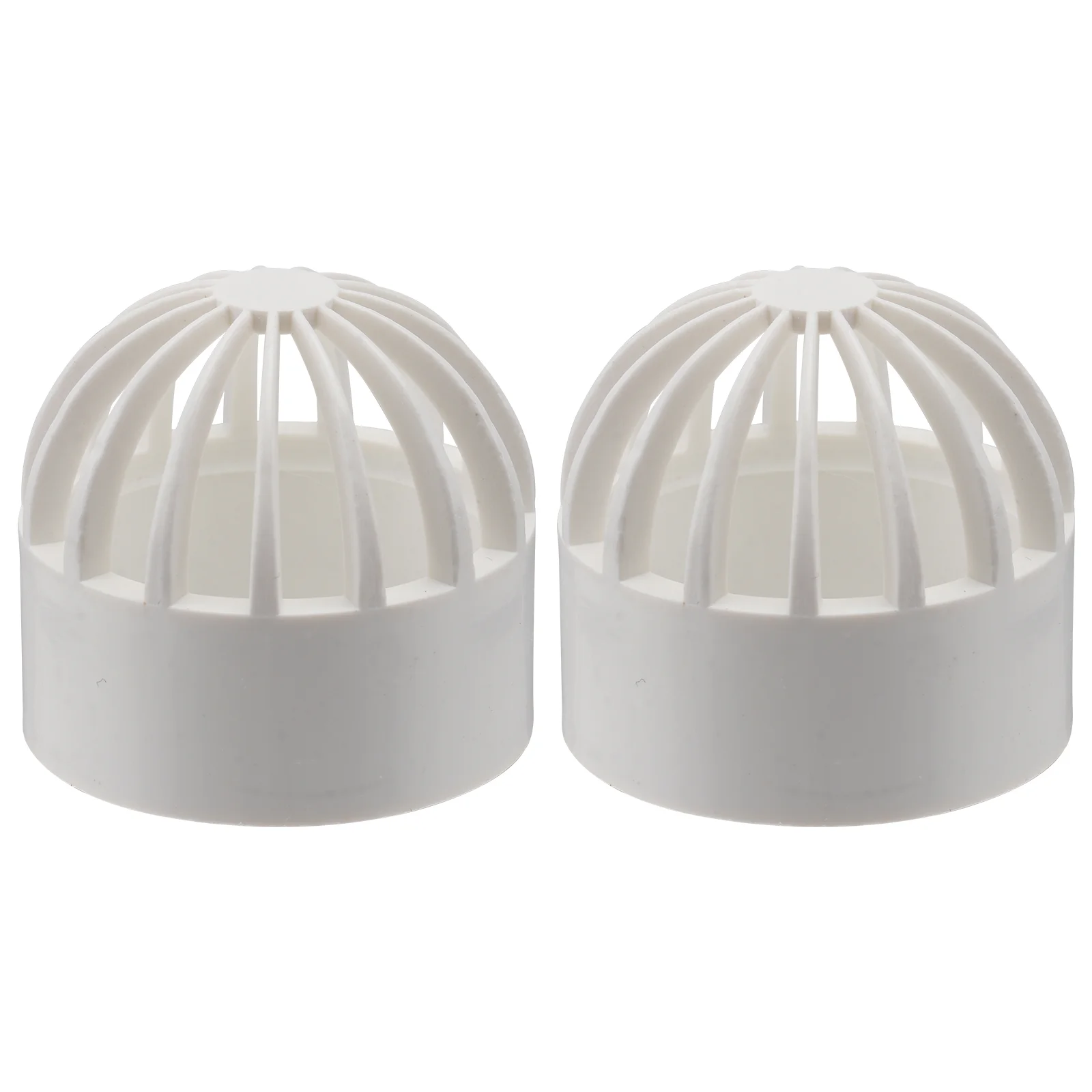 

2 PCS Filter Pvc Breathable Cap Sturdy Aquarium Permeable Cover Fish Tank White