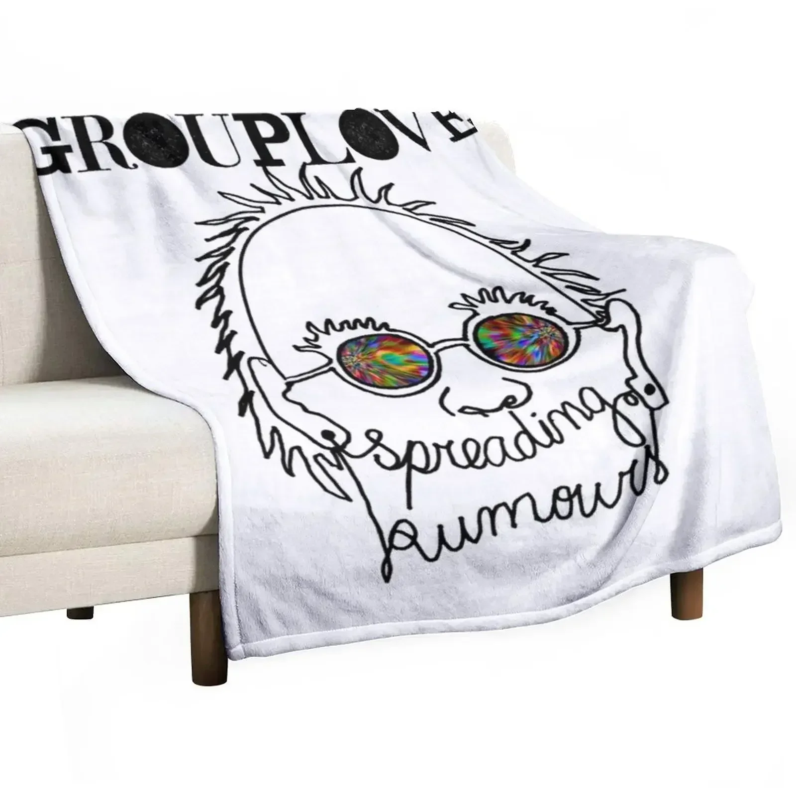 

Grouplove Spreading Rumours Throw Blanket Plaid Travel Furry Flannel Blankets