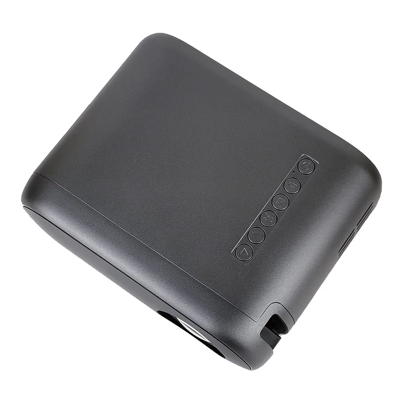 Black portable projector, office home mini projector new