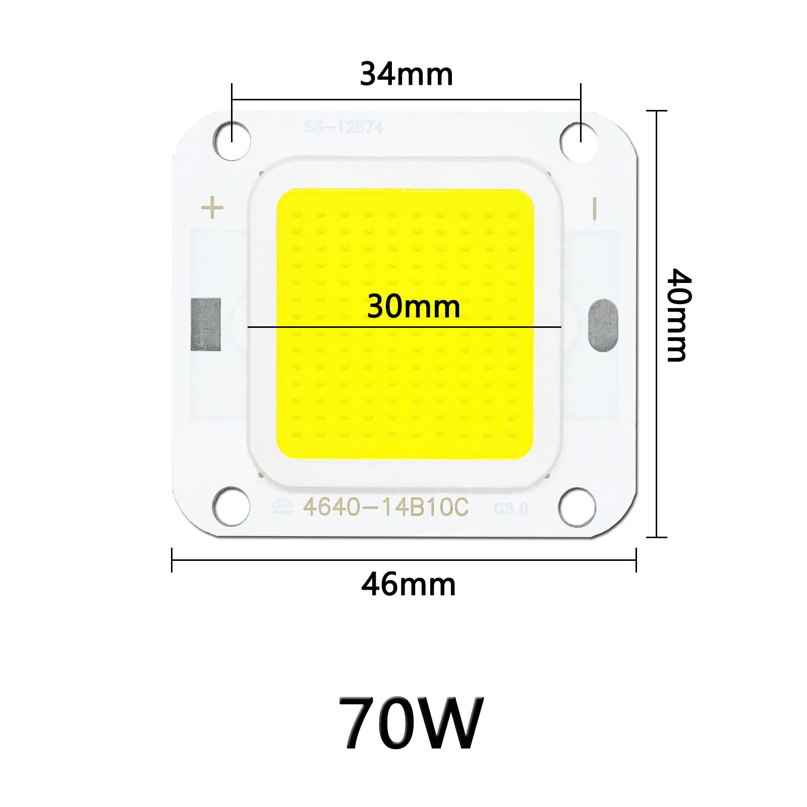 LED COB Chip 10W 20W 30W 50W 70W 100W High Power DC30-34V Diode LED Lamp Beads for Flood Light Spot Light Bulb DIY