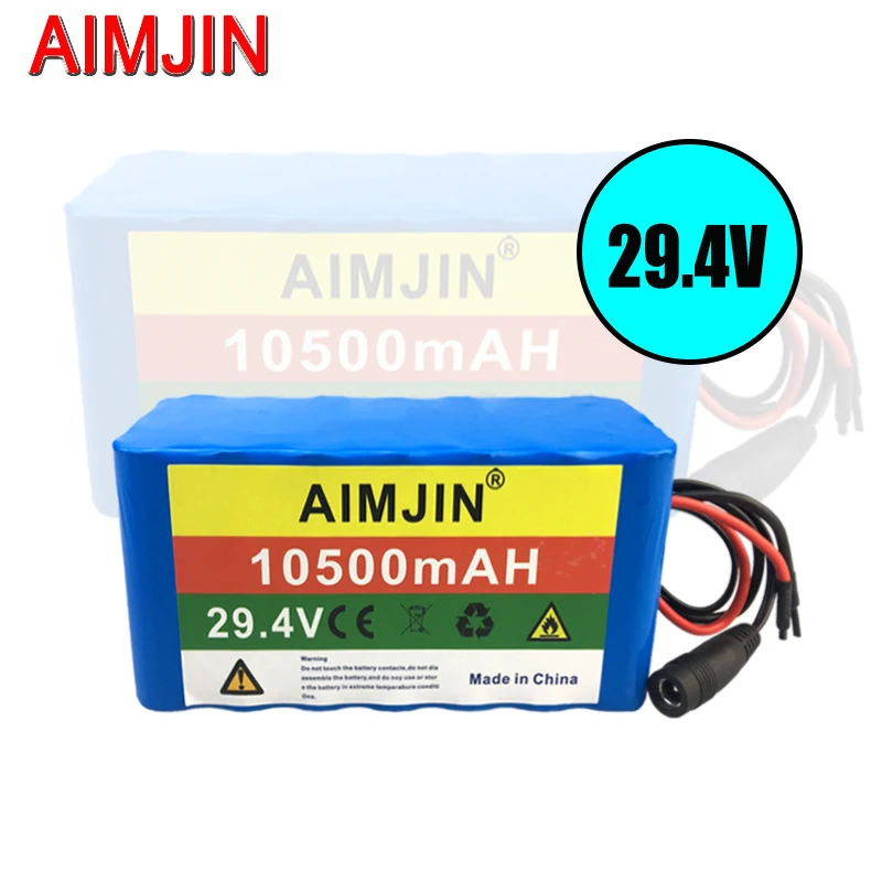 

29.4V 10500mAh 7S3P Lithium Battery pack Large Capacity 18650 Battery pack Cross-border Pin