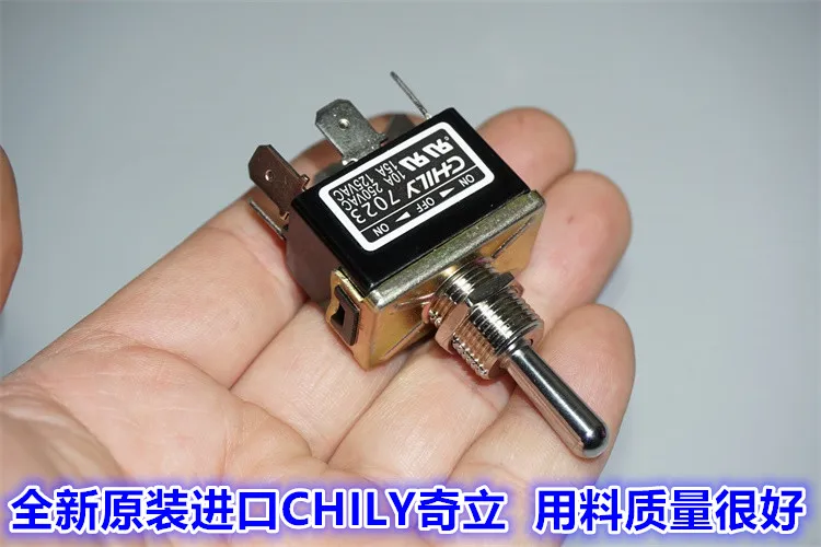 Imported Taiwan Band 3 6 Feet Toggle Switch CHILY7023 10 A250vac15a125vac Shifter Lever Switch