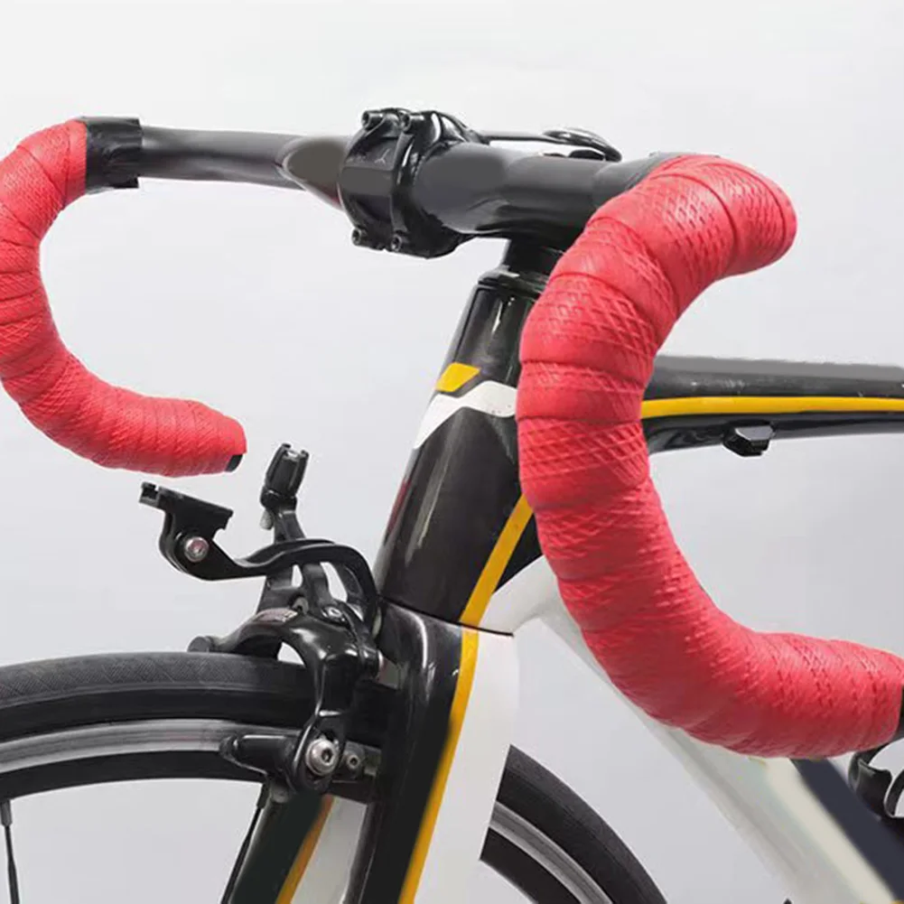 

Bicycle Handlebar Tape Silicone Straps Curved Lightweight Non-slip Waterproof Wear-resistant Shock-absorbing Protective Cover