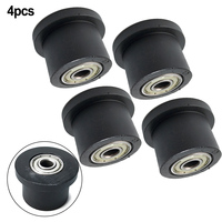 4 Pcs Rowing Machine Seats Pulley 27x41mm 8mm Plastic Seat Cushion Roller For Fitness Rower Seat Roller Replacement Accessories