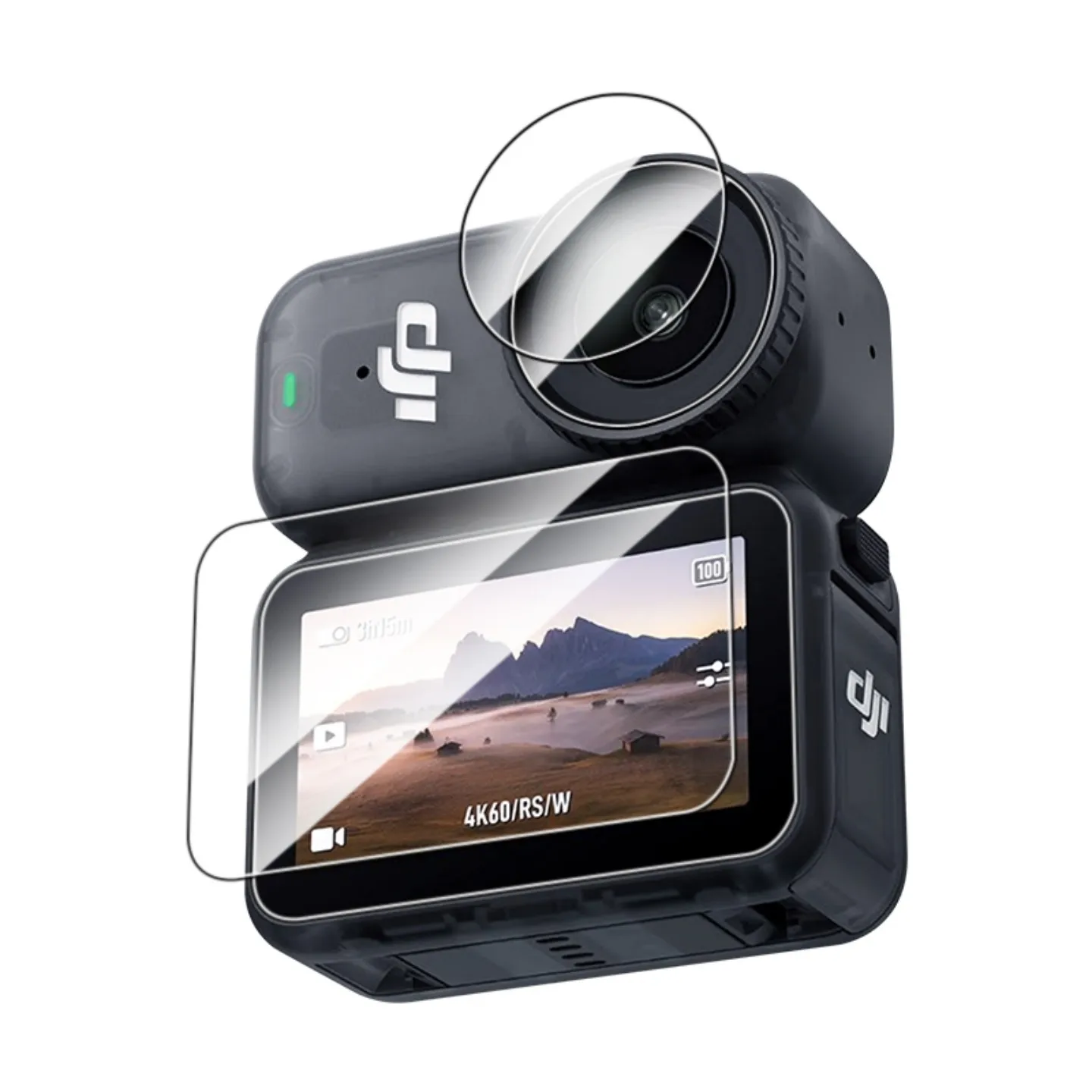 For DJI Osmo Nano -HD Lens Protector & Screen Tempered Glass Protector Camera Protection Anti-Scratch & Anti-Drop Film Accessory