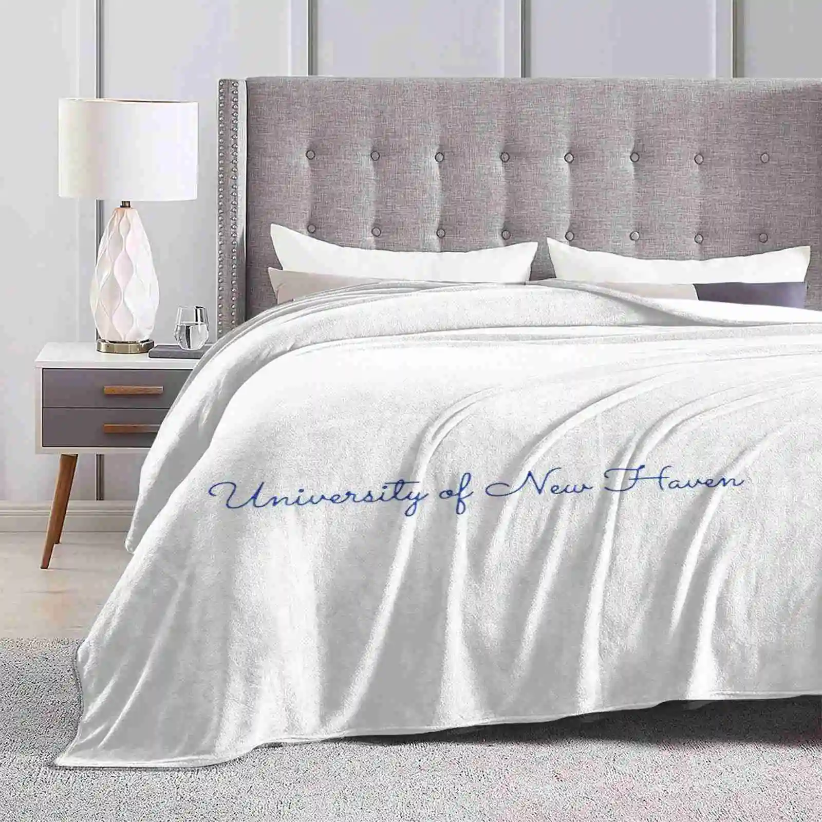 University Of New Haven Fashion Soft Warm Throw Blanket University Of New Haven College Blue Unh Yale Tumblr Yellow Aesthetic