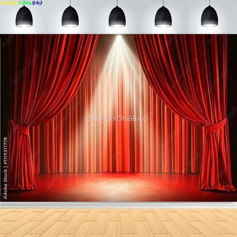 

Роскошный красный ковер, награда, сценический фон, занавеска для свадьбы, дня рождения, свадьбы, фокусирующий прожектор, фоны для фотосъемки SG-08