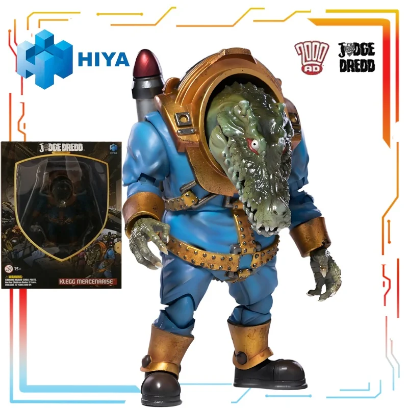 스팟 상품 Hiya Toys 오리지널 이동식 시리즈 판사 앤더슨 애니메이션 액션 피겨 모델 장난감 소년을위한 소장 모델 선물