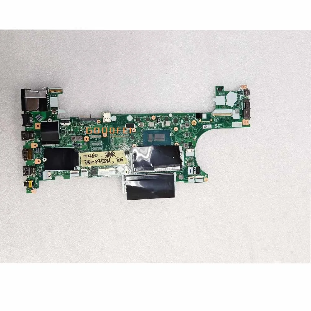 

For Lenovo Thinkpad T480 ET480 NM-B501 Laptop Motherboard Notebook Mainboard Accessories With I5 I7 8TH Gen CPU UMA 100% Test OK
