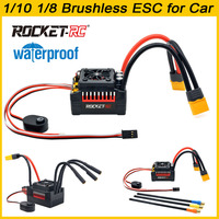 Rocket RC Supersonic V2 100A 120A 150A ESC Waterproof Brushless Speed Controller for 1/8 1/10 1/7 RC Car Parts