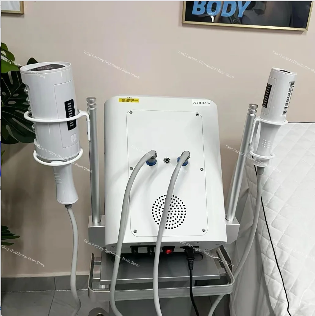 MYOSLIM 2‑in‑1 EMS HI‑EMT Body Sculpting Machine 360° RF Roller Muscle Building Fat Reduction Butt Lifting Cellulite Removal Sal