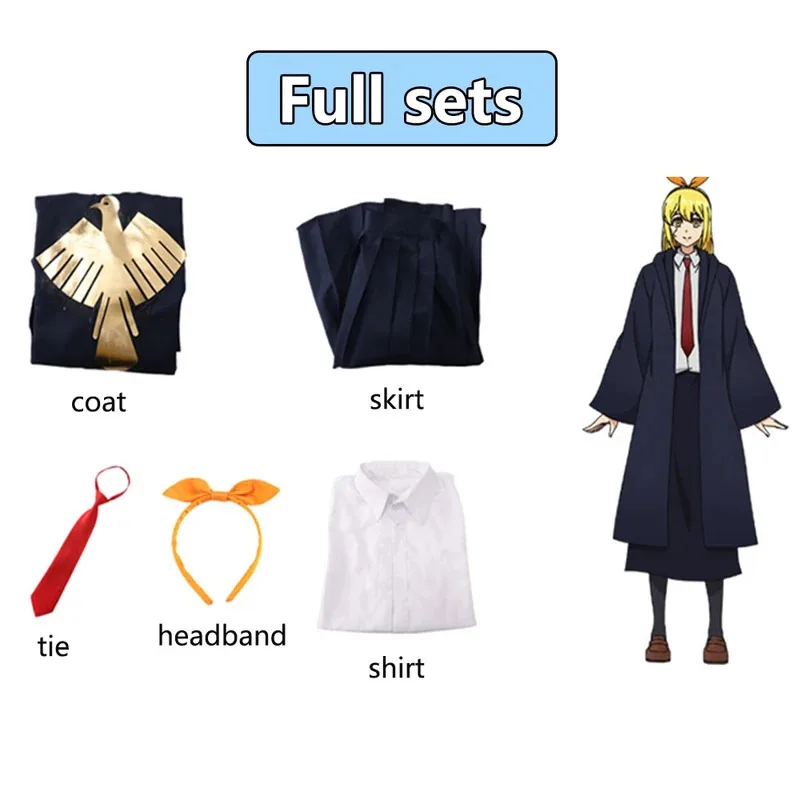 Anime Magic and Muscles Lemon Irvine Cosplay Costume Wig Mashle Uniform Halloween Costumes for Men Womens;3'v,6.h;8'