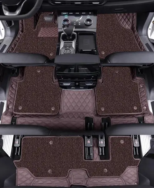 

Специальные автомобильные коврики на заказ для BMW X5 e70 2013-2008 7-местные высококачественные коврики водонепроницаемые двухслойные ковры для X5 2009