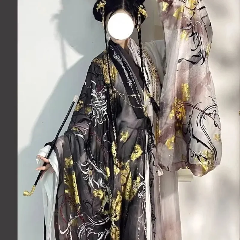 

Chinese Traditional Hanfu Costume Woman Ancient Han Oriental Princess Dress Lady Elegance Tang Dynasty Dance Wear5;c,6's.2;b'8,