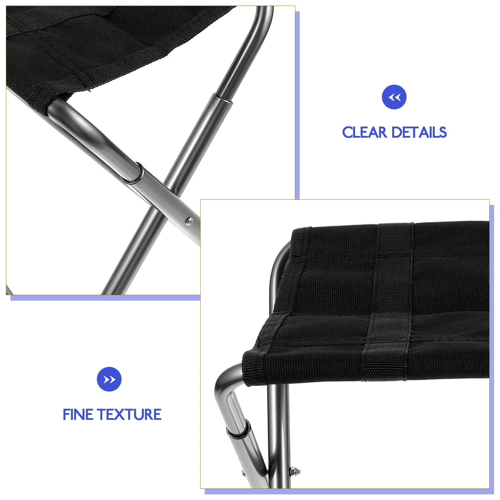 

Lightweight Portable Folding Stool Aluminum Alloy Chair Compact Foldable Bench for Camping Fishing Picnic Outdoor Use