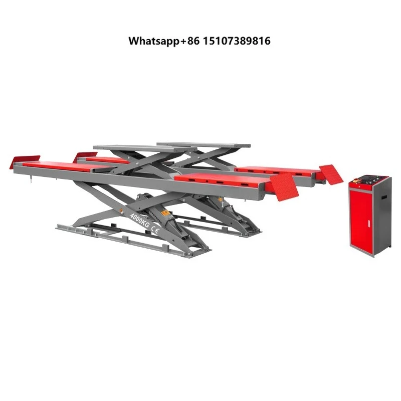 Lifting Capacity 4T Large Underground Scissor Lift for Car Repair and Maintenance