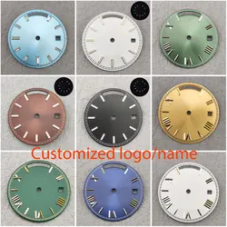 29MM Suitable for Miyota8215 Movement Dial DIY Customization LOGO/Name Watch Dial Laser Printing Watch Dial Luminous Repair Tool