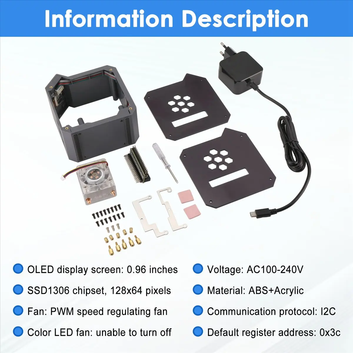 offerta-di-benvenuto~mini-ventilatore-a-torre-con-kit-case-e-display-da-096-pollici-alimentatore-per-raspberry-pi5-con-spina-eu