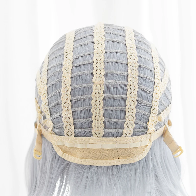 ゲーム LOL スピリットブロッサムアルーネコスプレウィッグロング銀白色女性コスプレウィッグ耐熱人工毛ウィッグ