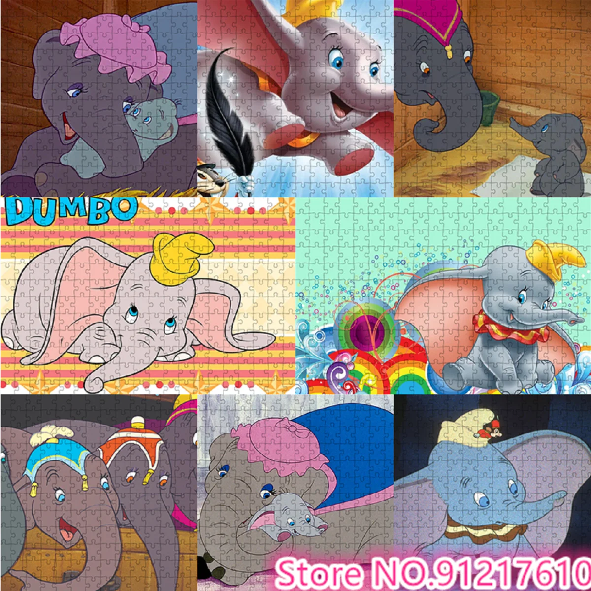 

1000 Piece Puzzle Disney Magic Dumbo Puzzle Adventure Children's Brain Burning Game Puzzle Gift Preferred