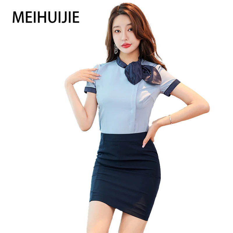 

Professional Beautician Work Clothes for Korean Style Hotel Foot Bath Reception Clothing Spa Uniform Waiter Overalls Suit