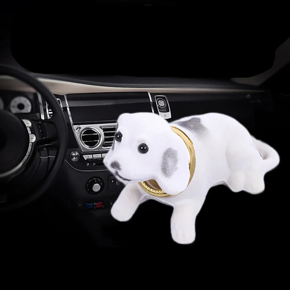 

Dog car interior accessories supplies ornaments car dashboard toys shaking his head dog doll cute decoration nodding puppy beaut