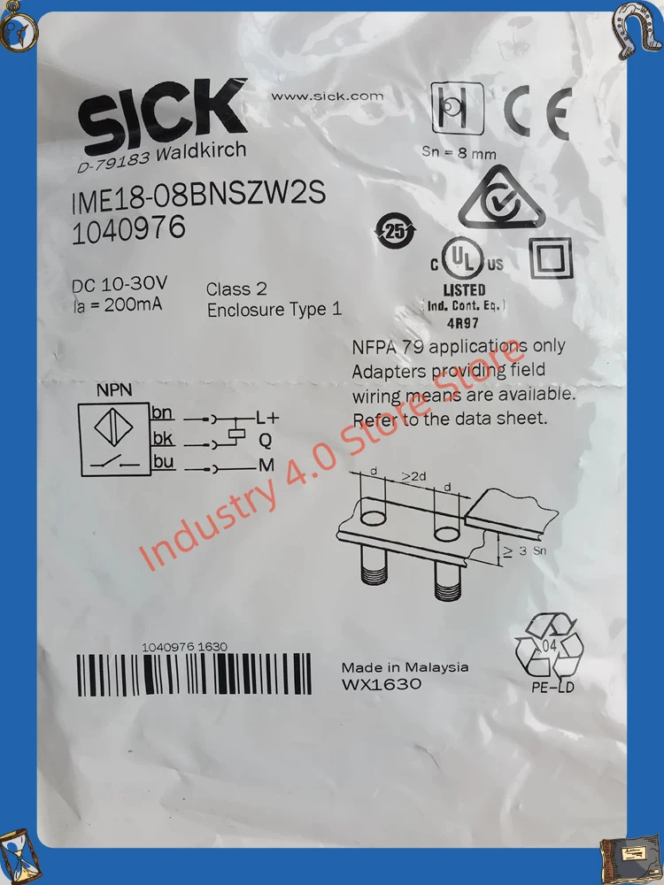 

IME18-08BNSZW2S new in box proximity switch IME18-08BPSZW2S IME18-08NNSZW2S