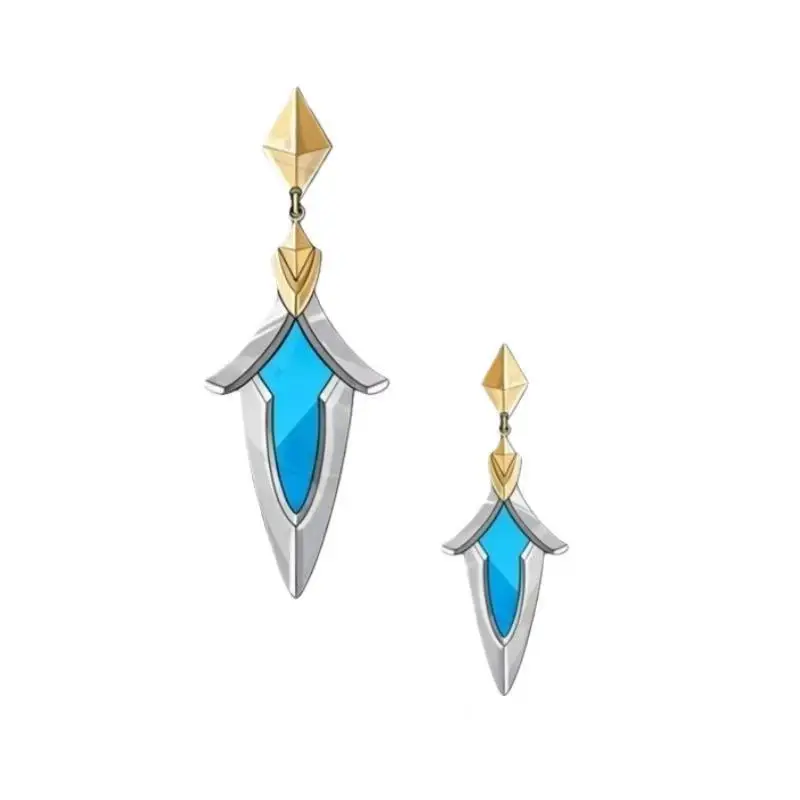 New  Anime Genshin Impact Lohen  Earrings for Party Cosplay Jewelry Fashion Accessories Gift view 4