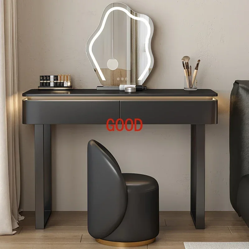 

Современный роскошный туалетный столик с зеркалом и ящиками для хранения