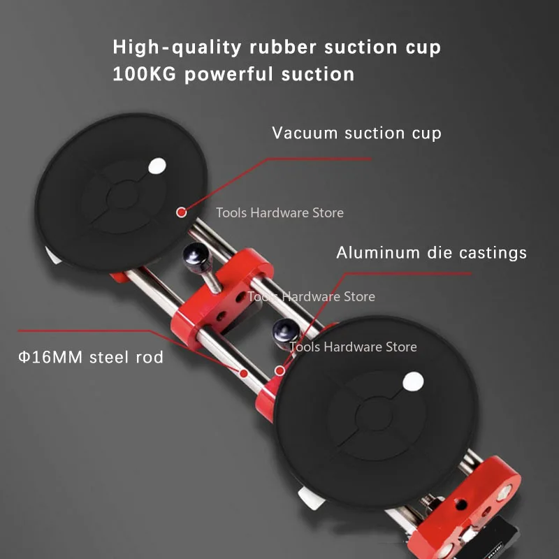 Multifunctional Ceramic Tile Tensioning Equalizer Rock Slab Countertop Glass Stone Vacuum Suction Cup Jointing Device