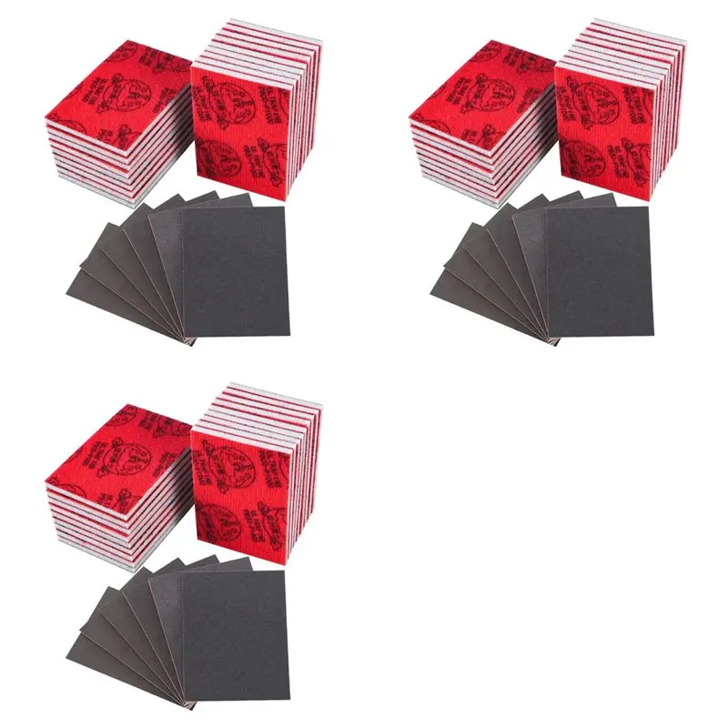 

【THANKSGIVING DAY】54 Pack 320-2500 Grit Sanding Sponge, Extra Fine Sanding Sponge Pad, Sanding Block Soft Foam Wet And Dry Sandp