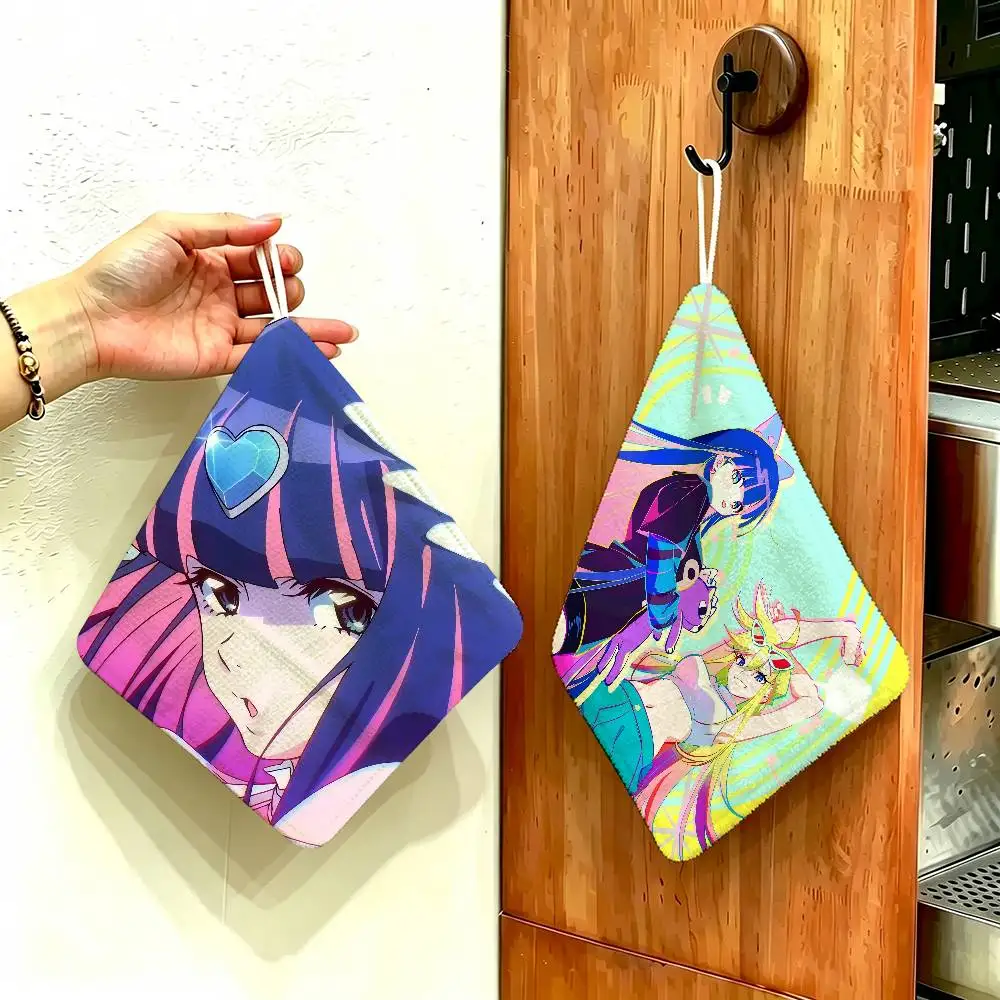 P-Panty-And-Stocking-With-Garterbelt Bold-Surreal Polyester Cotton Hanging Kitchen Towel, Absorbent Hand for Cleaning Drying